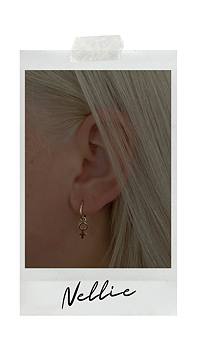 GULDPLÄTERADE SILVER HOOPS | NELLIE