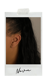 GULDPLÄTERAD SILVER EARCUFF | NOVA
