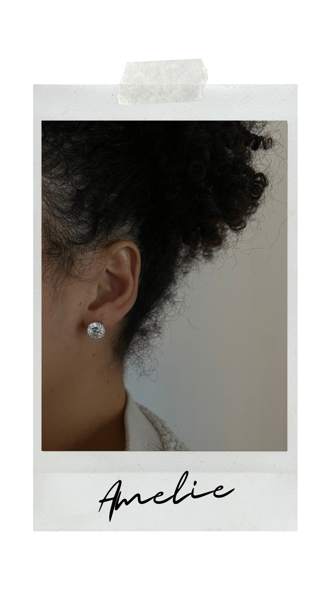 STUDS ÖRHÄNGEN SILVER | AMELIE - 2