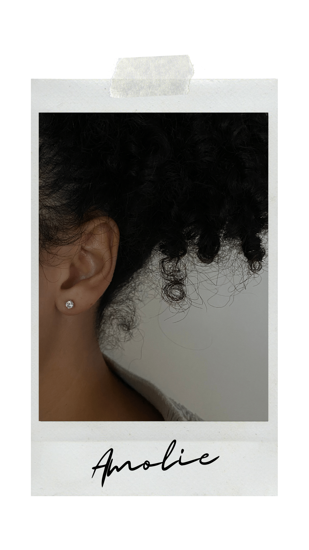 STUDS ÖRHÄNGEN SILVER | AMOLIE - 2