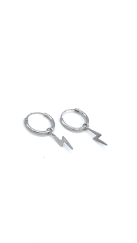 SILVER HOOPS | TYRA