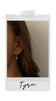 SILVER HOOPS | TYRA