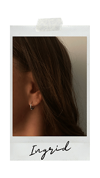 SILVER HOOPS | INGRID