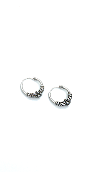 SILVER HOOPS | INGRID