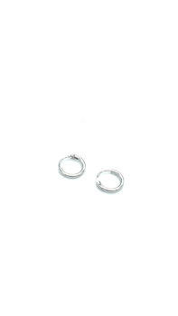 SILVER HOOPS | BIANH