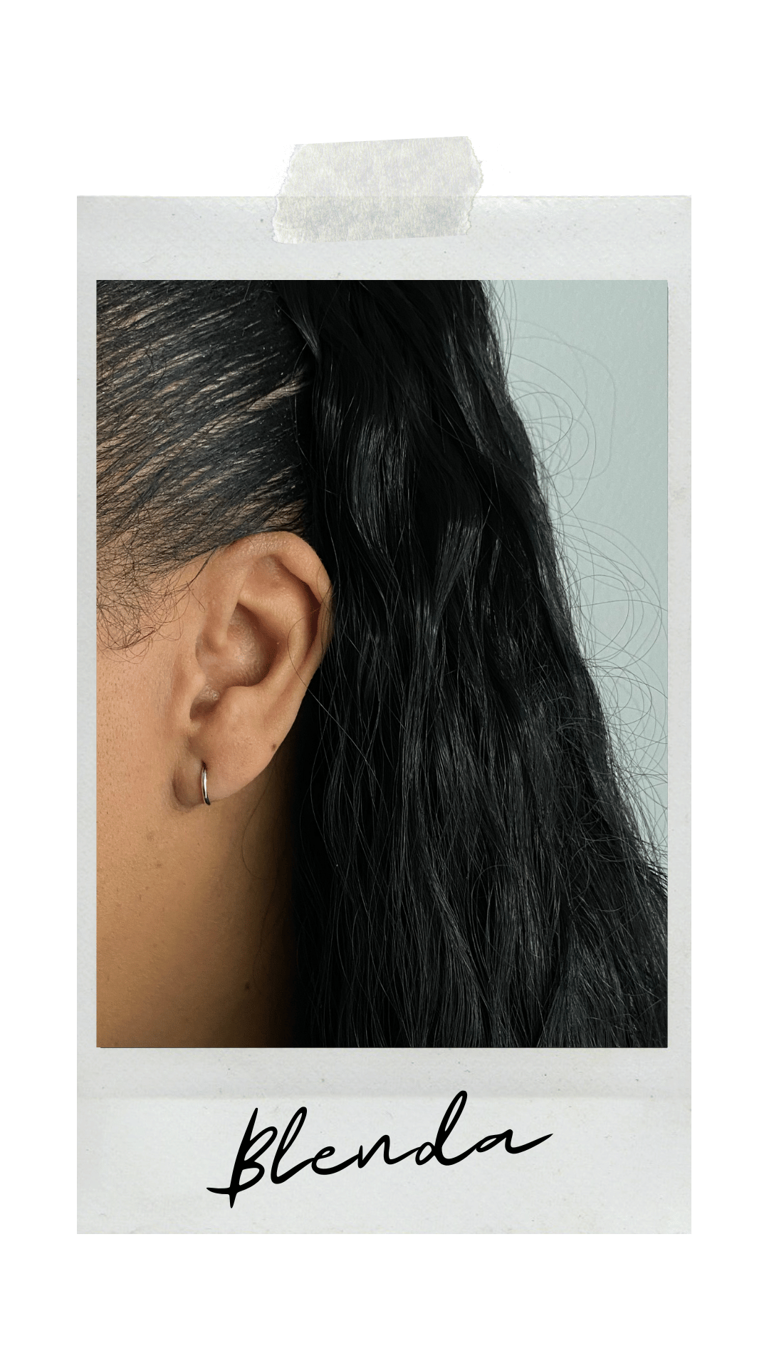 SILVER HOOPS | BLENDA - 2