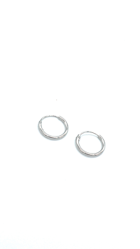 SILVER HOOPS | BONNIE