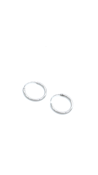 SILVER HOOPS | BRITTA