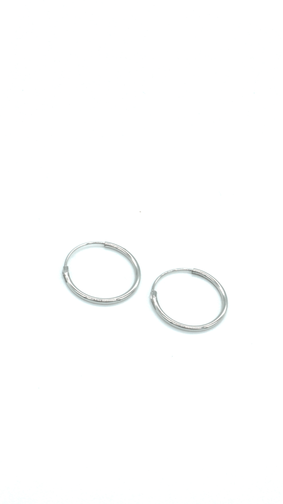 SILVER HOOPS | CAJSA