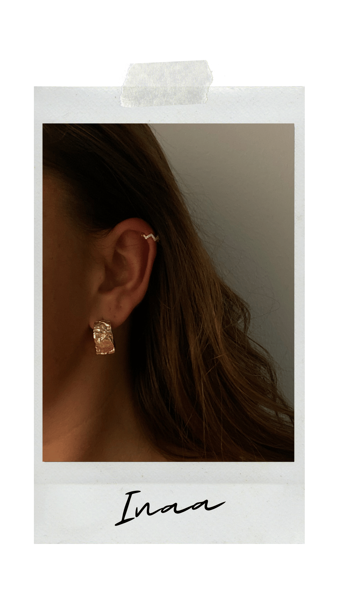 GULDPLÄTERAD EARCUFF | INAA - 2