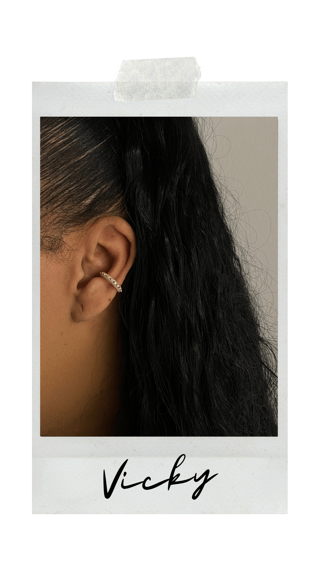 GULDPLÄTERAD EARCUFF | VICKY - 2