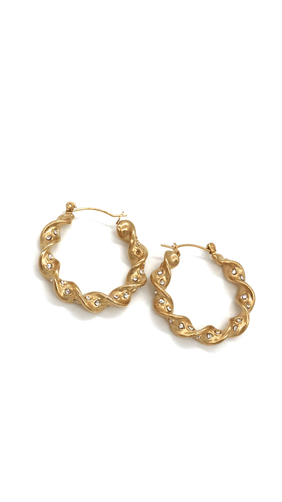 GULDPLÄTERADE STÅL HOOPS | MERCEDES