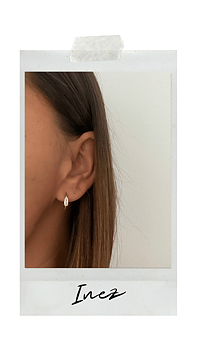 GULDPLÄTERADE STÅL HOOPS | INEZ