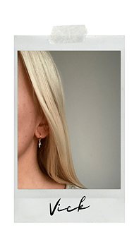 SILVER HOOPS | VICK