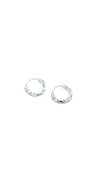 SILVER HOOPS | LUANN