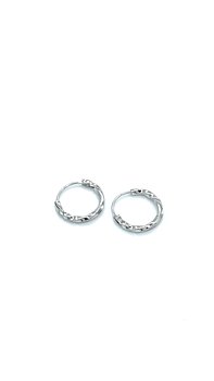 SILVER HOOPS | ROBYN