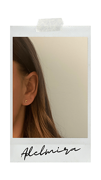 GULDPLÄTERADE SILVER STUDS | ADELMIRA