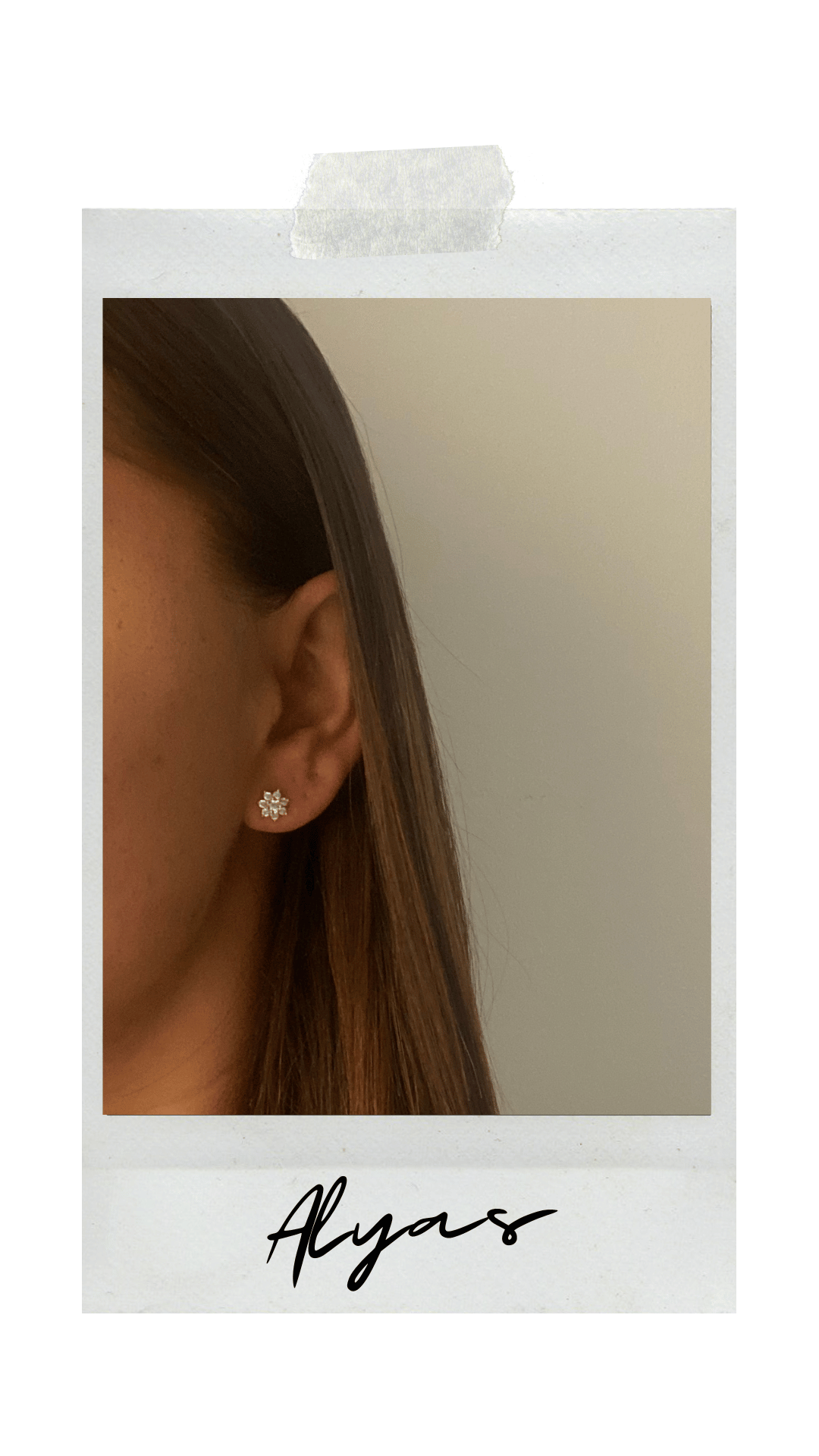 GULDPLÄTERADE SILVER STUDS | ALYAS - 2