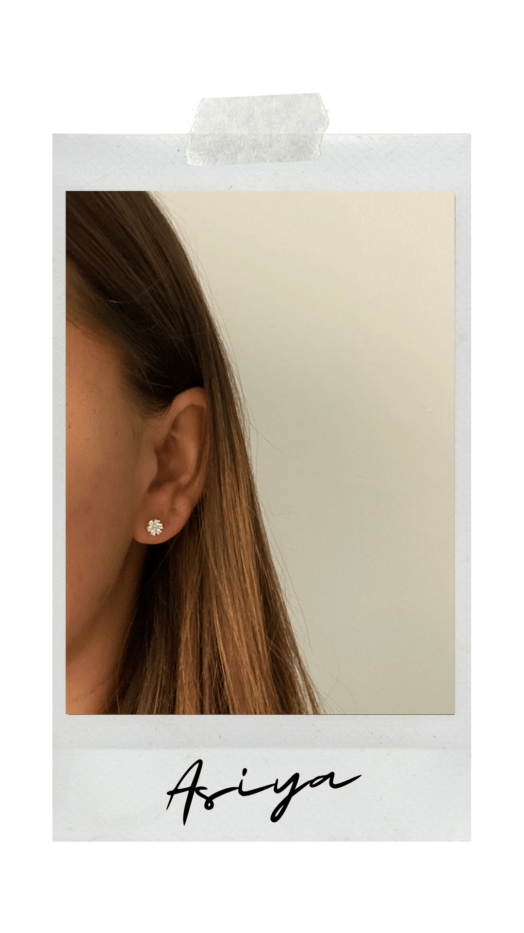 GULDPLÄTERADE SILVER STUDS | ASIYA - 2