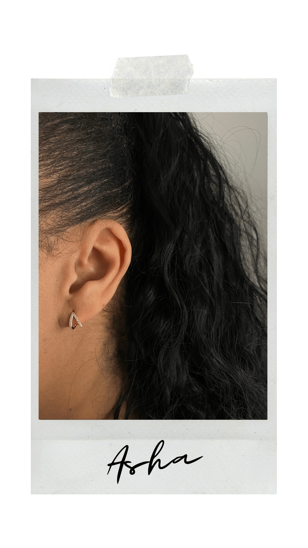 GULDPLÄTERADE SILVER STUDS | ASHA - 2