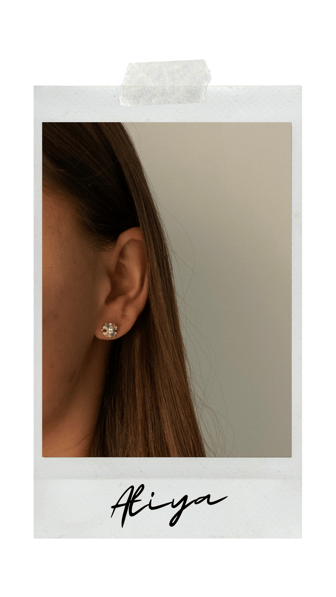 GULDPLÄTERADE SILVER STUDS | ATIYA - 2
