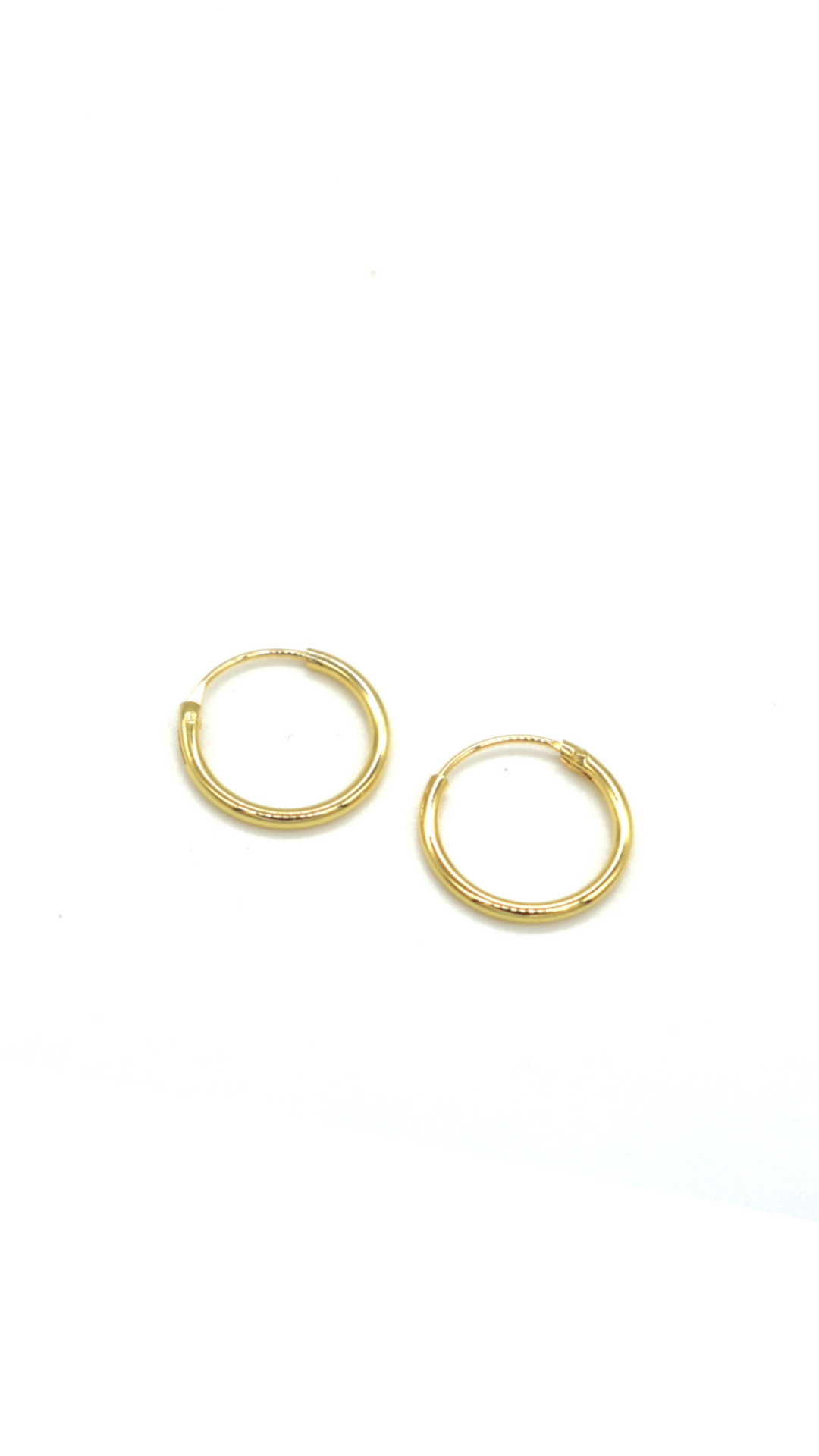 GULDPLÄTERADE SILVER HOOPS | BADIA