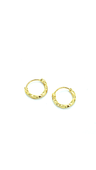 GULDPLÄTERADE SILVER HOOPS | BASSMA