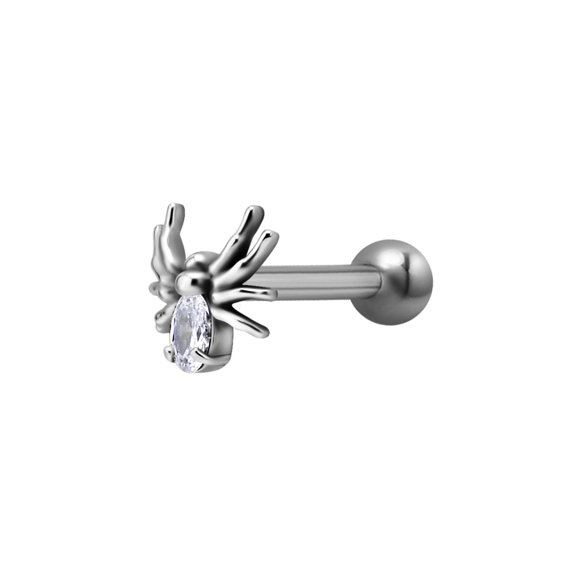 Barbell - spindel - 316L kirurgstål
