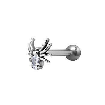 Barbell - spindel - 316L kirurgstål
