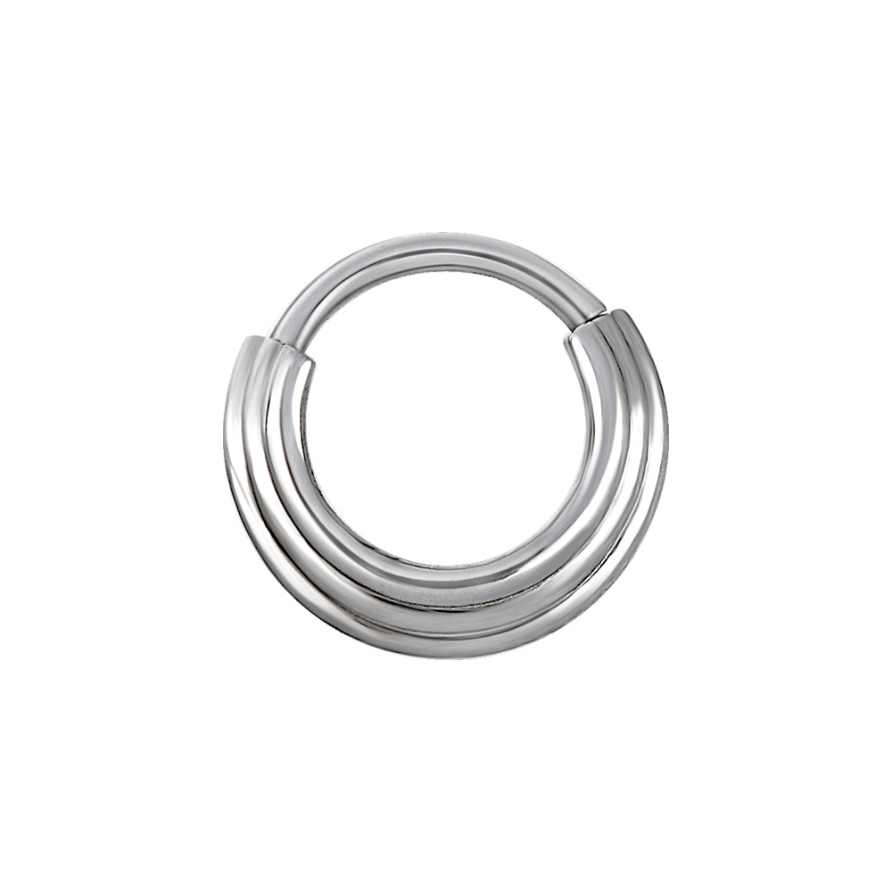 Clicker hinged ring - 1,2 X 10 mm - stål
