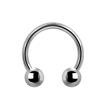 Liten hästsko - 1,2 mm - titan