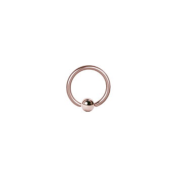 Ball Closure Ring - 1,6 mm -4 mm - Roséguld