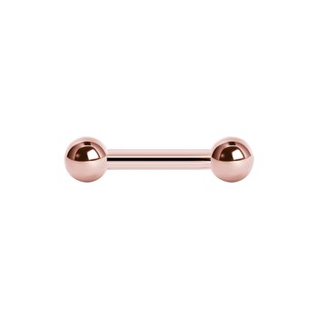 Barbell - 1,6 x16 mm - 6 mm - Roséguld