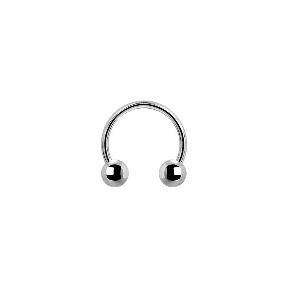 Circular barbell - 1,6 mm - guld pvd - 4