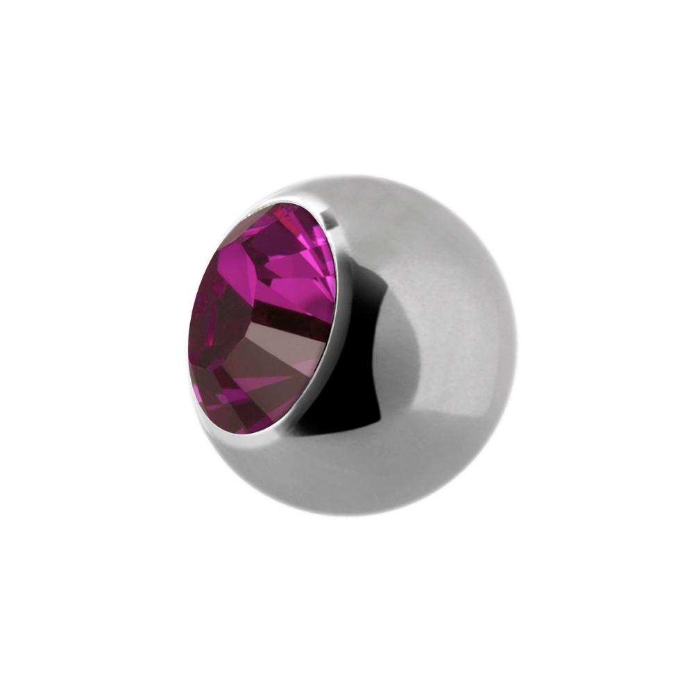 Extrakristall - 1,6 mm - Cerise kristall