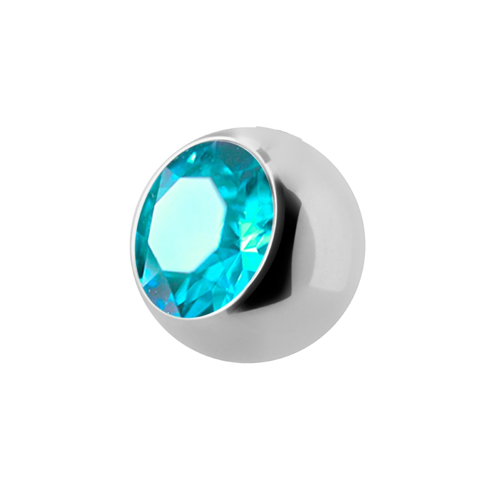 Extrakristall - 1,6 mm - Turkos kristall