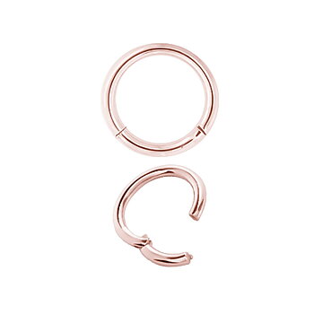 Clicker - enkel öppningsbar segmentring -  1,6 - roséguld