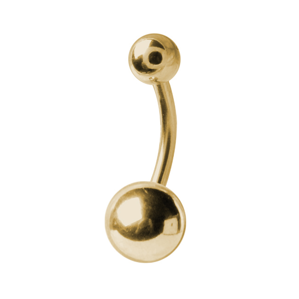 Banana bell plain -1,6 mm - guld
