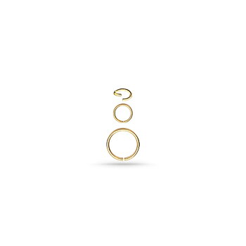 Piercingring - 0,8 mm - guld
