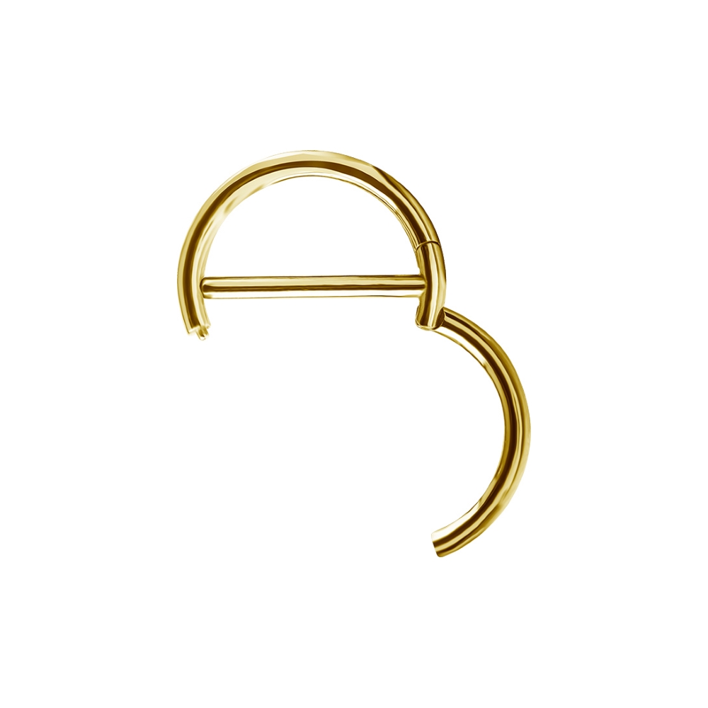 Piercingsmycken - bröstvårta - guld - 3