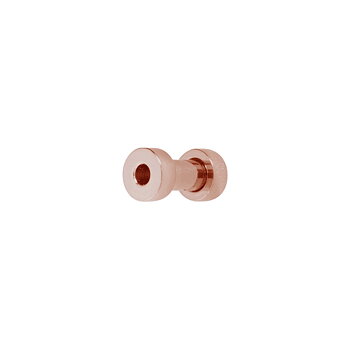 Fleshtunnel - Mindre - 3-10 mm - stål - roséguld