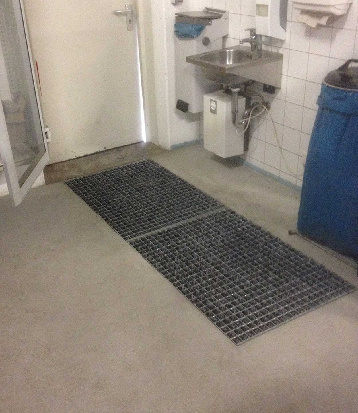 Profilgate aqua skotvätt, nedsänkt i golv - 3