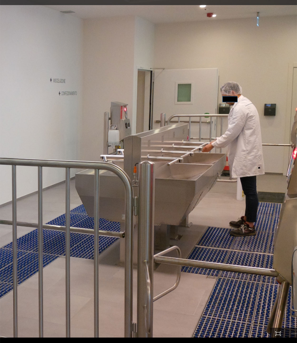 Profilgate aqua skotvätt, nedsänkt i golv - 5