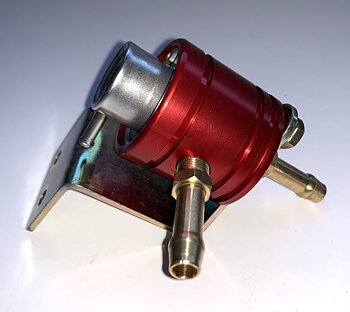 EFI regulator (single feed) 3.5 BAR Push on (röd)