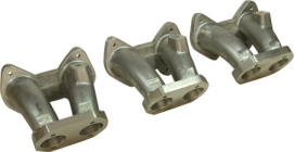 Inlet manifold - Ford Zephyr 2.6 (MAYS head only) 3 x Weber DCOE