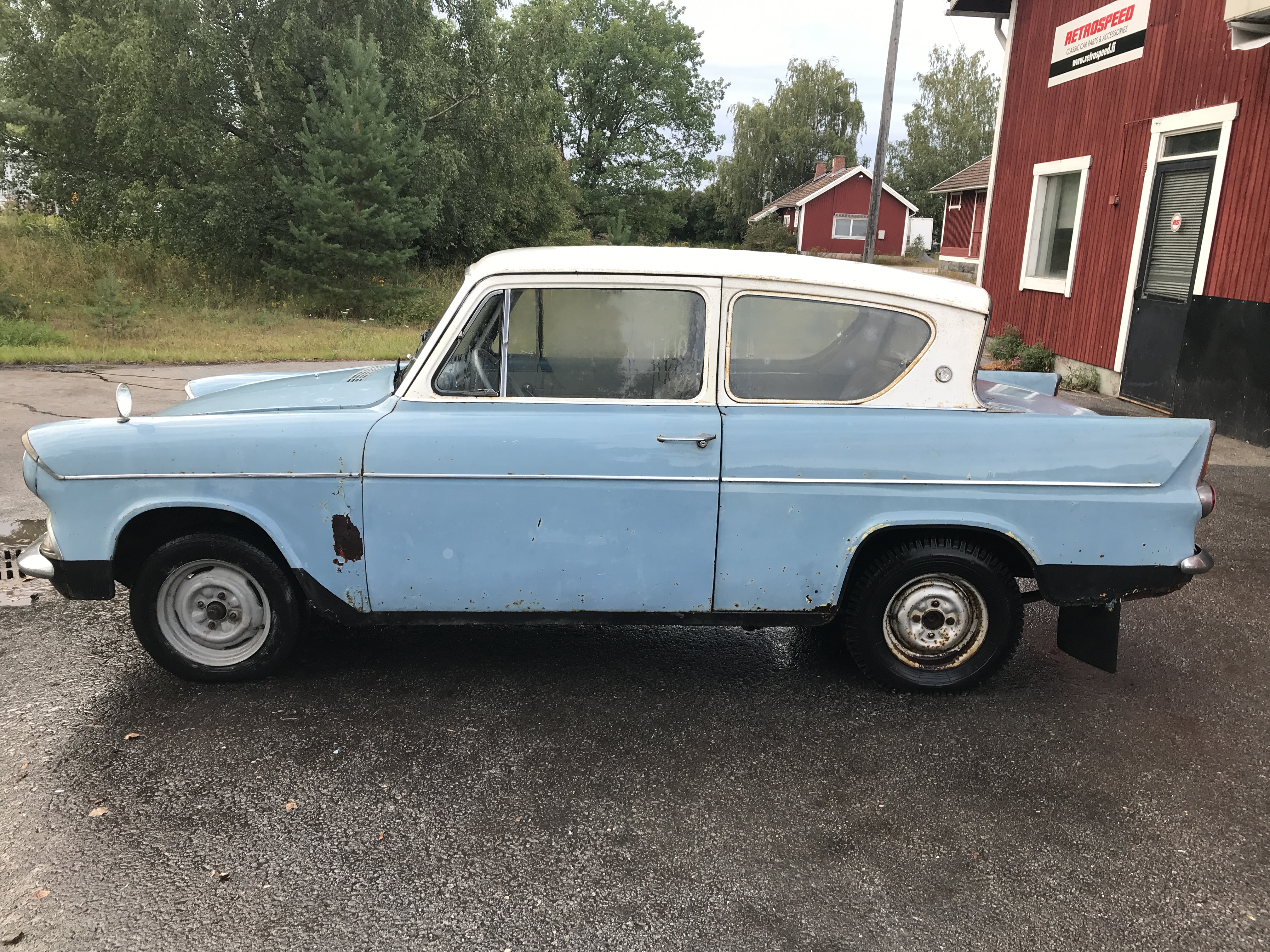 Ford Anglia - Purkuauto (myydään osina) - 12