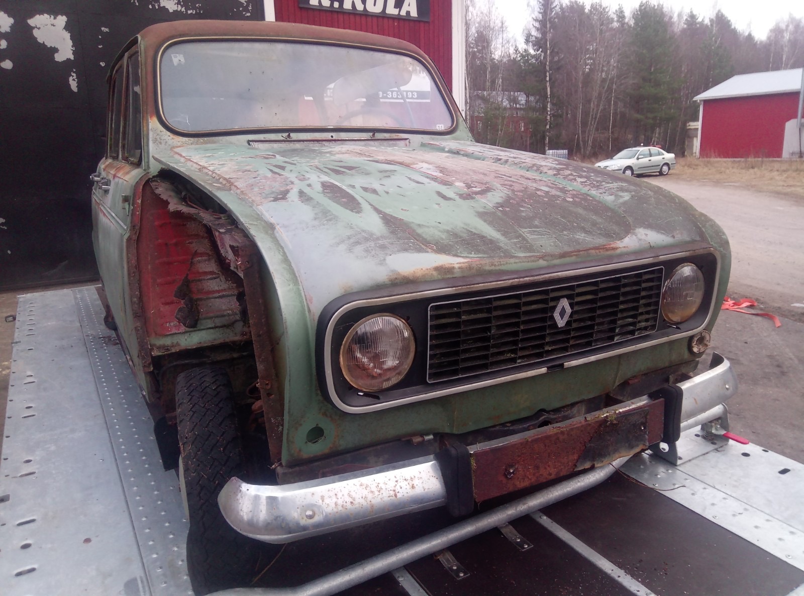 Renault 4 - Reservdelsbil (säljes i delar) - 6