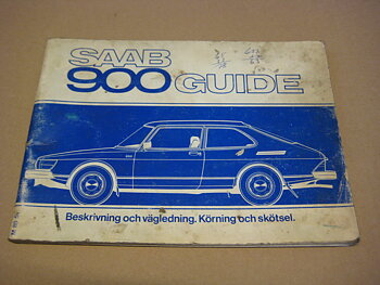 Owners Manual Saab 900