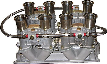 Chevrolet/Chevy smallblock 4 x Weber 48IDA