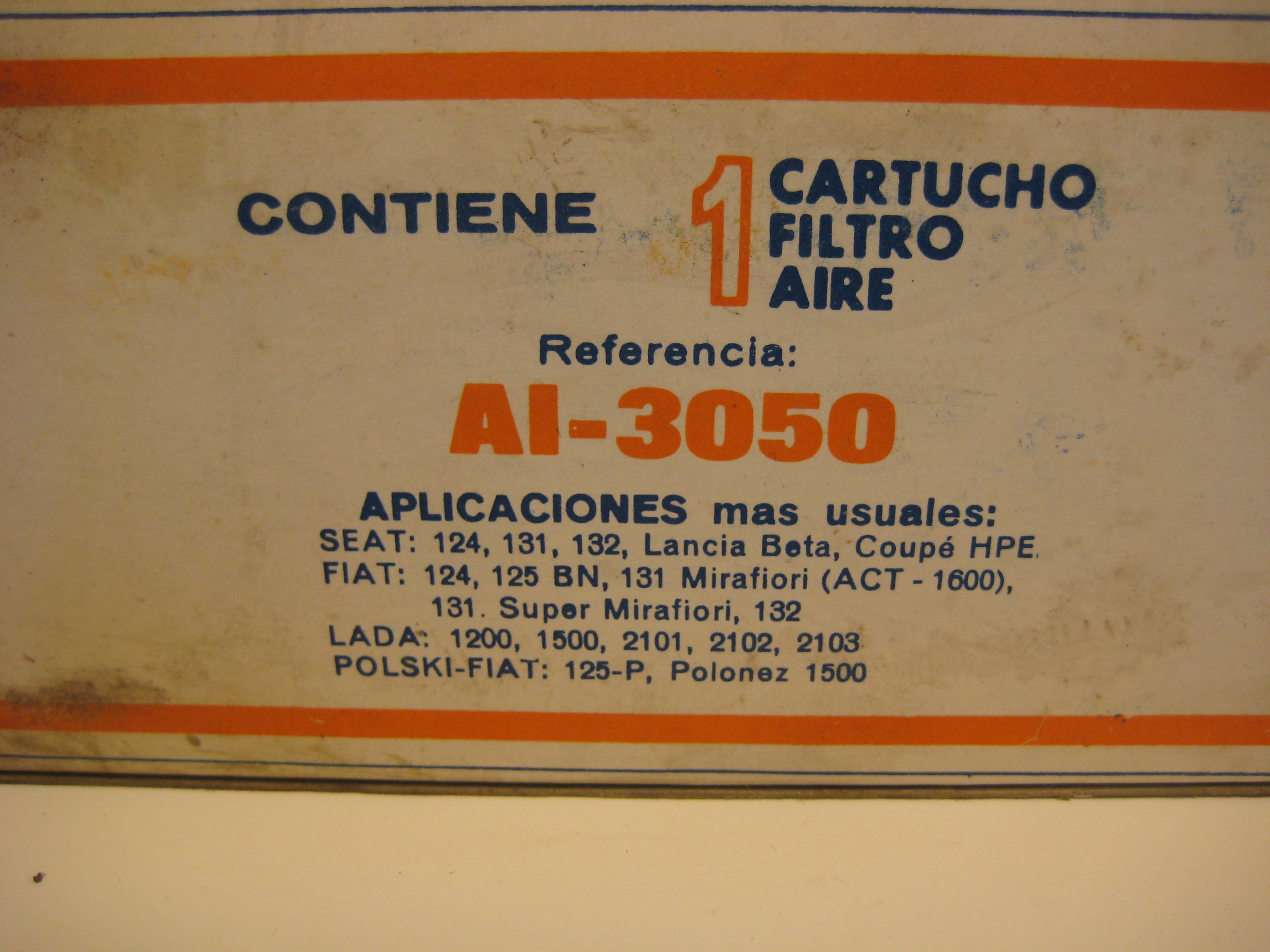 AI-3050 Luftfilter Fiat Lada Polski-Fiat Seat - 2